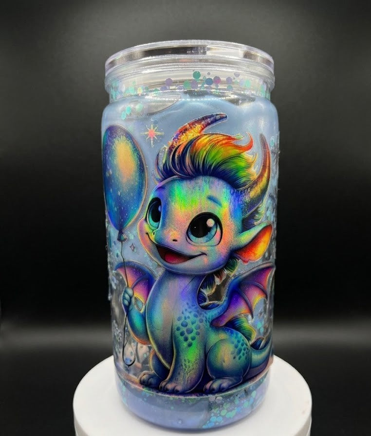16oz Premade Mica lava drip