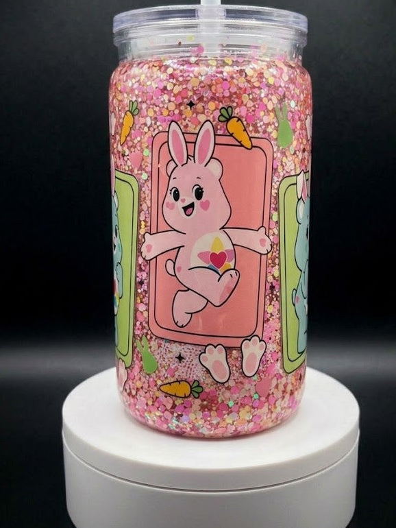 16oz Premade Snowglobe Tumbler