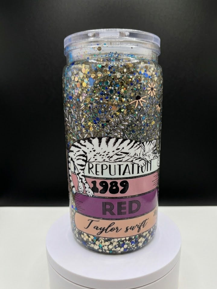 16oz Premade Snow globe Tumbler