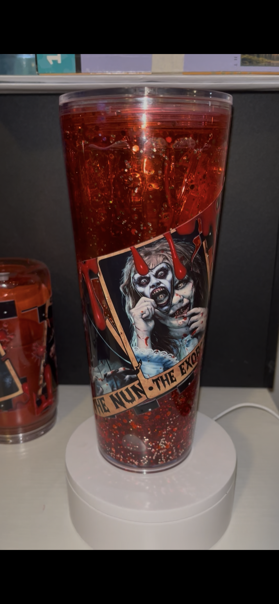 24oz Blood drip lava Tumbler