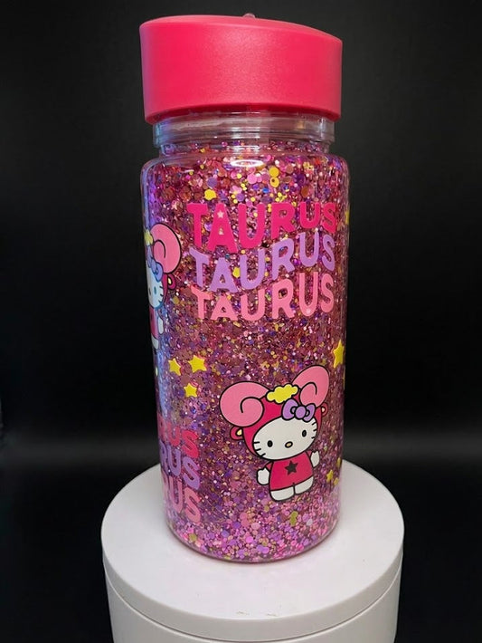 10 oz Premade kids snow globe tumbler