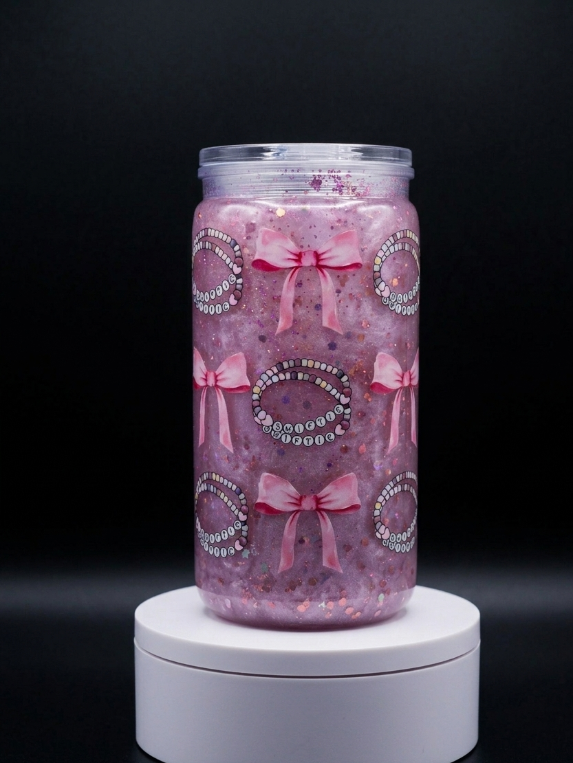 16oz Premade Snow Globe Tumbler