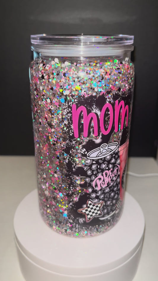 16oz Premade Snowglobe Tumbler