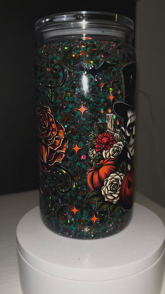 16oz Premade Snowglobe Tumbler