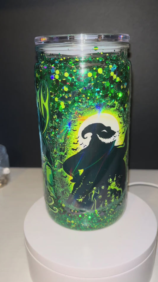 16oz Premade Snowglobe Tumbler