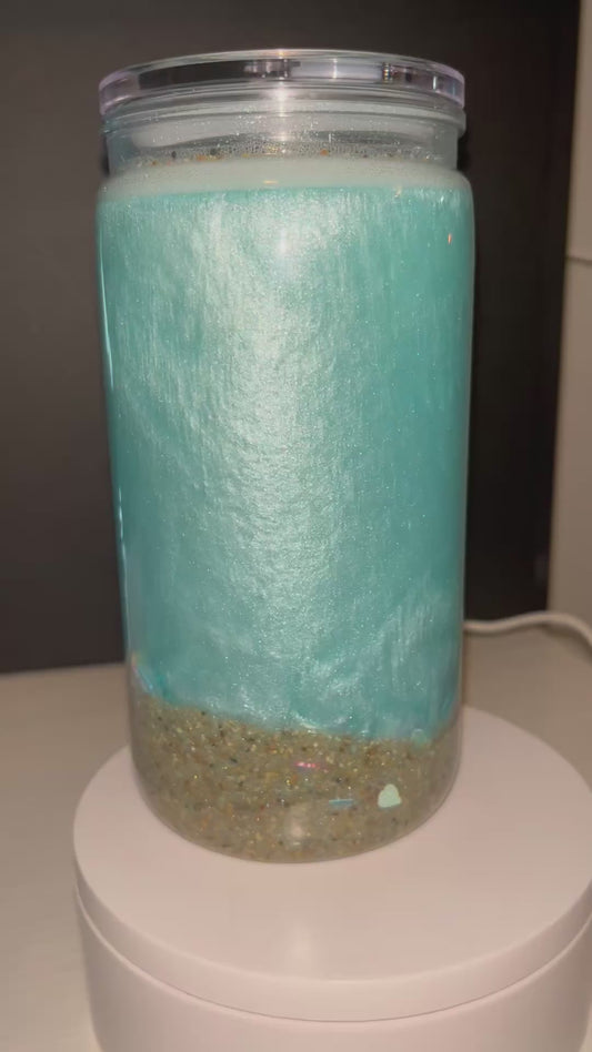 16oz Premade Snowglobe Tumbler