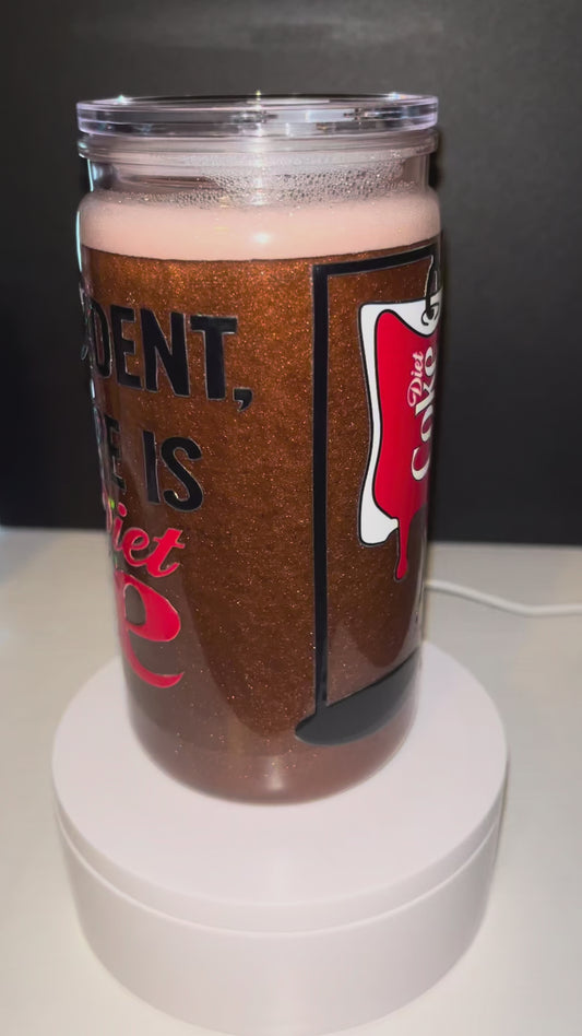 16oz Premade Snowglobe Tumbler